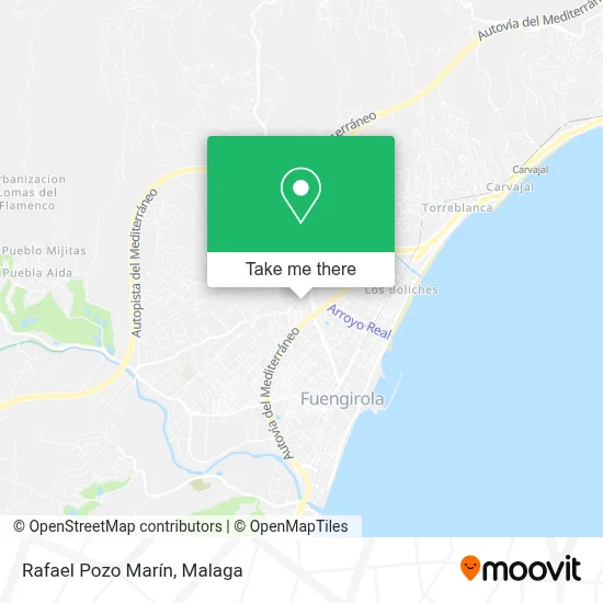 Rafael Pozo Marín map