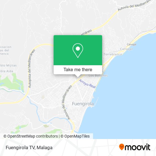 Fuengirola TV map