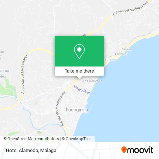Hotel Alameda map