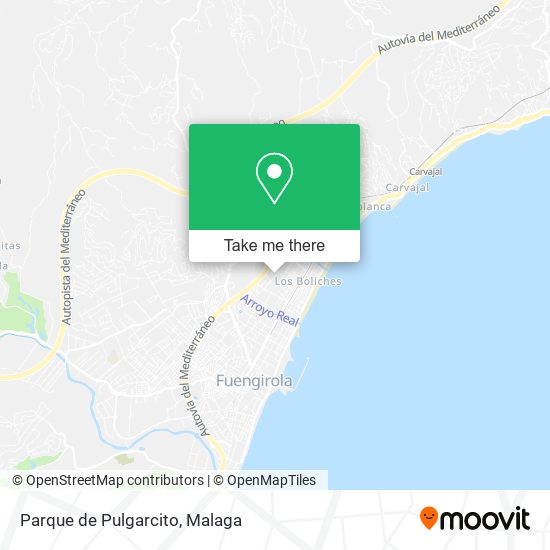 Parque de Pulgarcito map