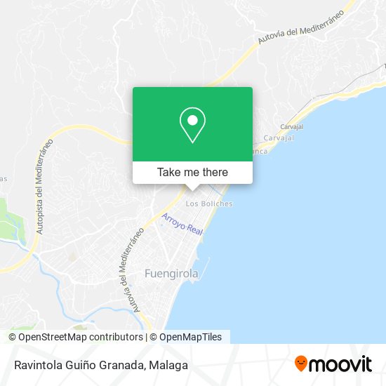 Ravintola Guiño Granada map