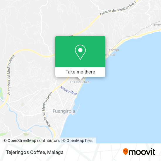 mapa Tejeringos Coffee