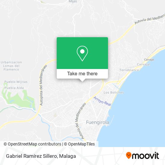 Gabriel Ramírez Sillero map