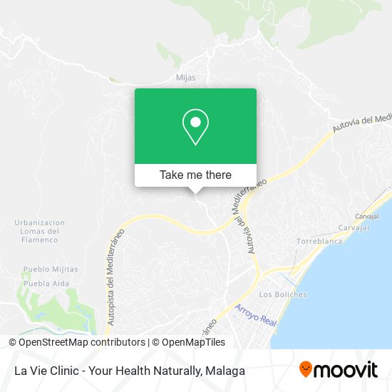 La Vie Clinic - Your Health Naturally map