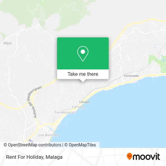 Rent For Holiday map