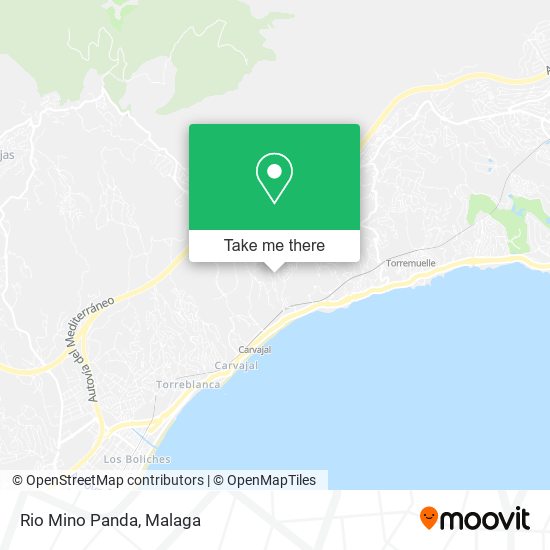 Rio Mino Panda map