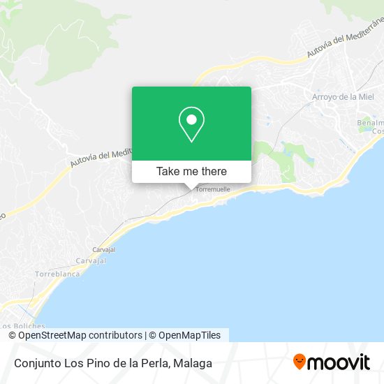 Conjunto Los Pino de la Perla map