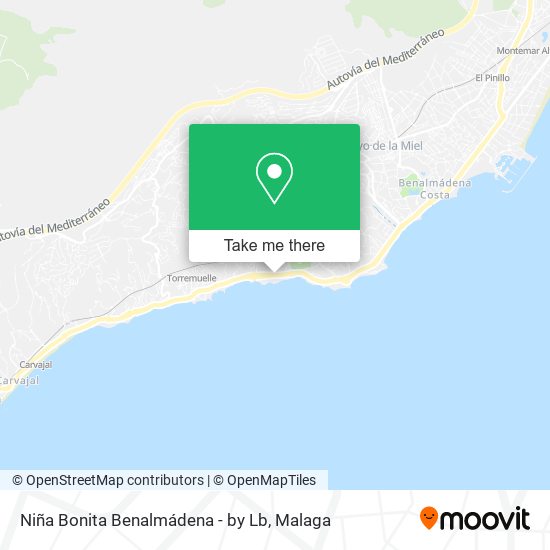 mapa Niña Bonita Benalmádena - by Lb