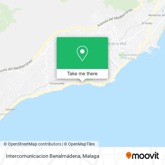 Intercomunicacion Benalmádena map