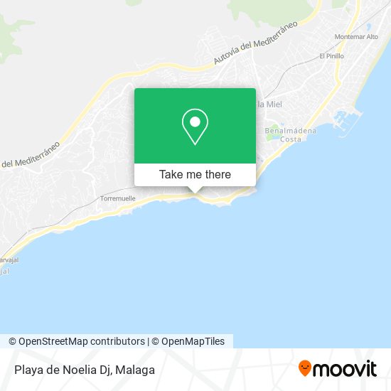 mapa Playa de Noelia Dj