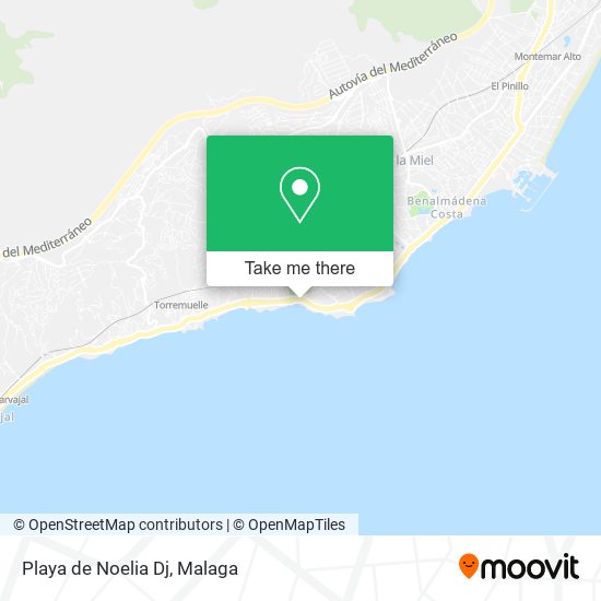 Playa de Noelia Dj map