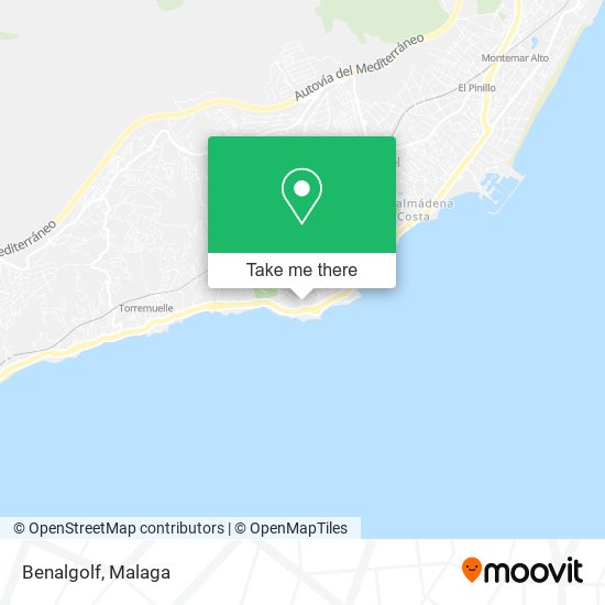 Benalgolf map