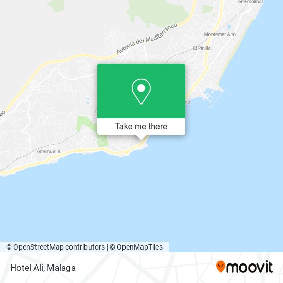 Hotel Ali map