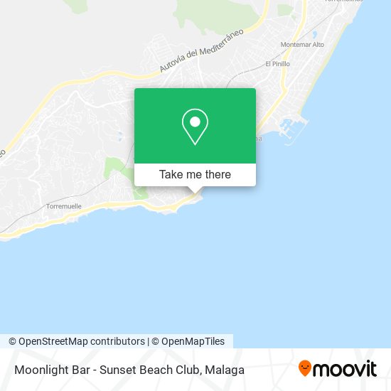 Moonlight Bar - Sunset Beach Club map