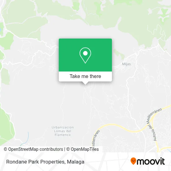 Rondane Park Properties map