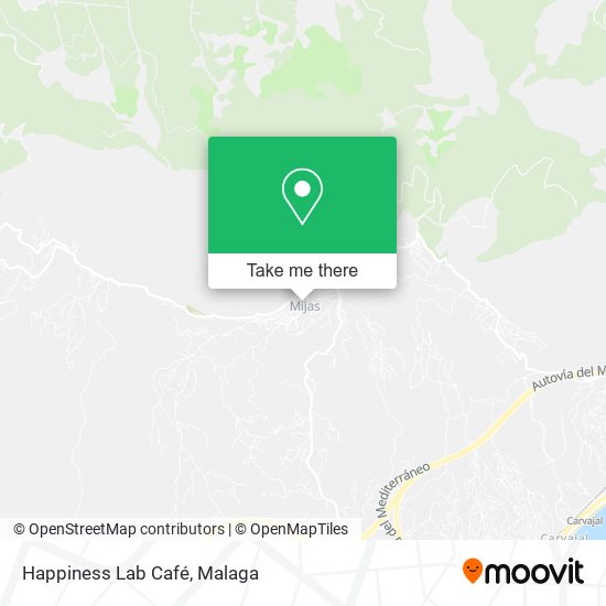 mapa Happiness Lab Café