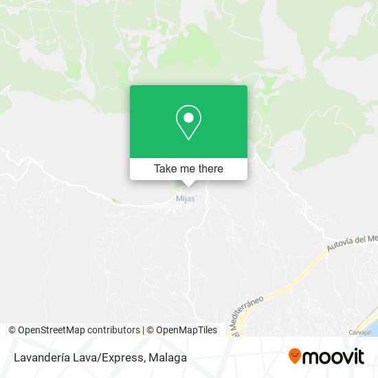 Lavandería Lava/Express map