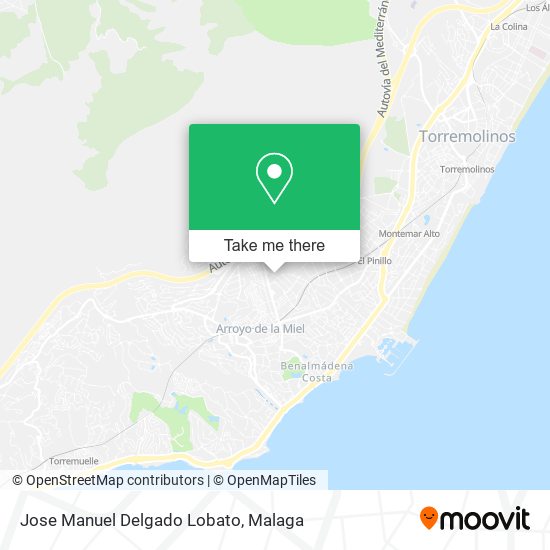 Jose Manuel Delgado Lobato map