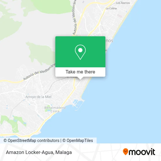 Amazon Locker-Agua map