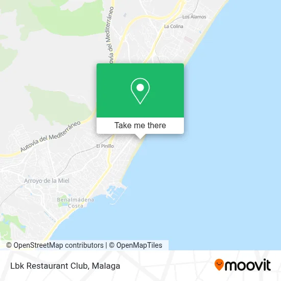 Lbk Restaurant Club map