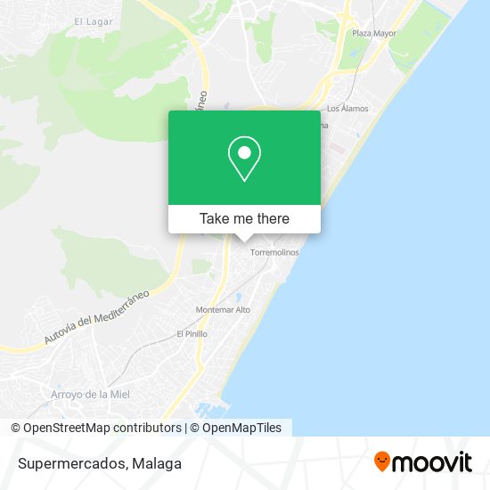 Supermercados map