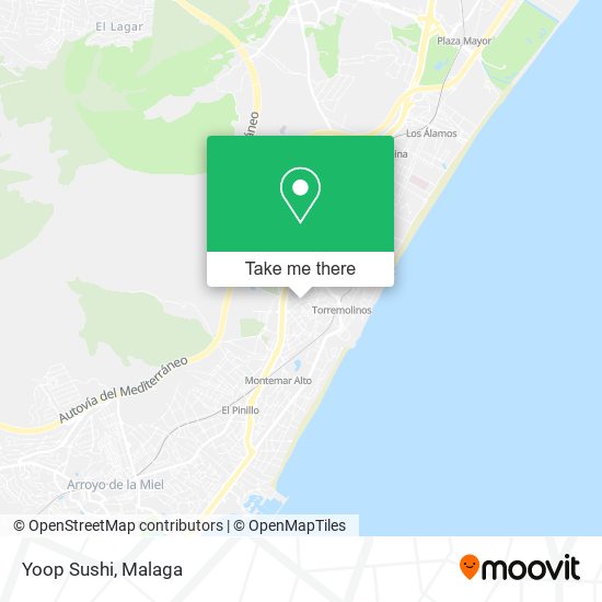 Yoop Sushi map