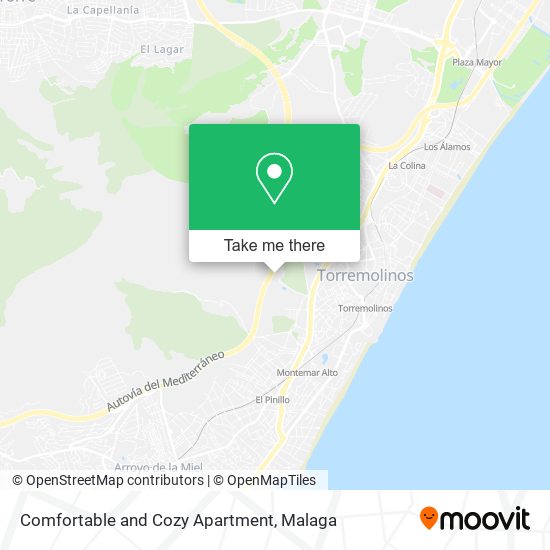 Comfortable and Cozy Apartment map