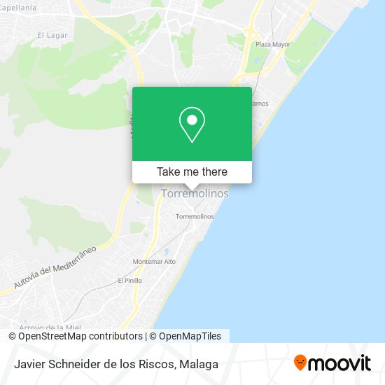 Javier Schneider de los Riscos map