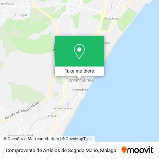 Compraventa de Articlos de Segnda Mano map