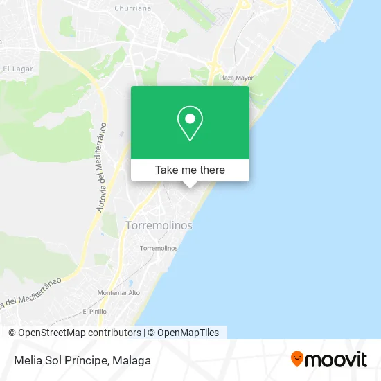 Melia Sol Príncipe map