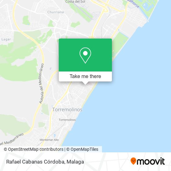 Rafael Cabanas Córdoba map