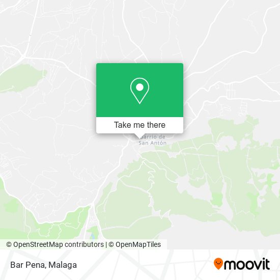 Bar Pena map