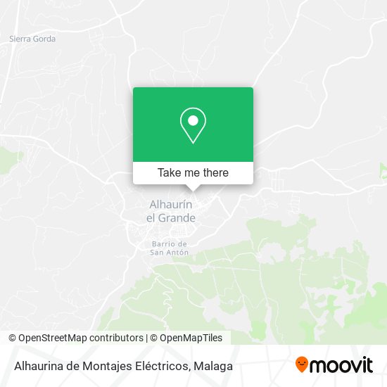 Alhaurina de Montajes Eléctricos map