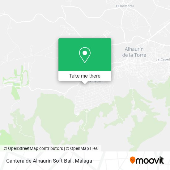 Cantera de Alhaurín Soft Ball map