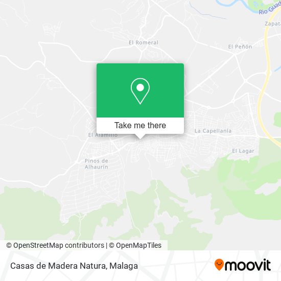 Casas de Madera Natura map