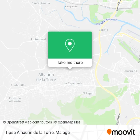 Tipsa Alhaurín de la Torre map