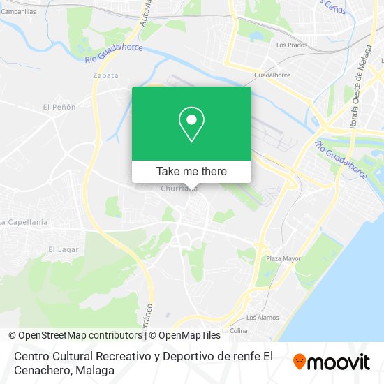 Centro Cultural Recreativo y Deportivo de renfe El Cenachero map