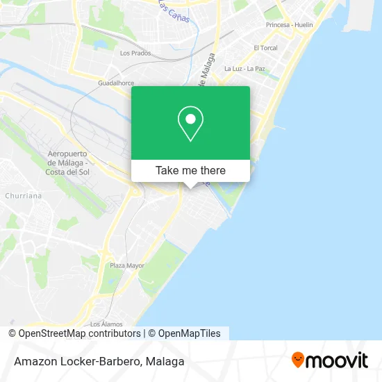 Amazon Locker-Barbero map