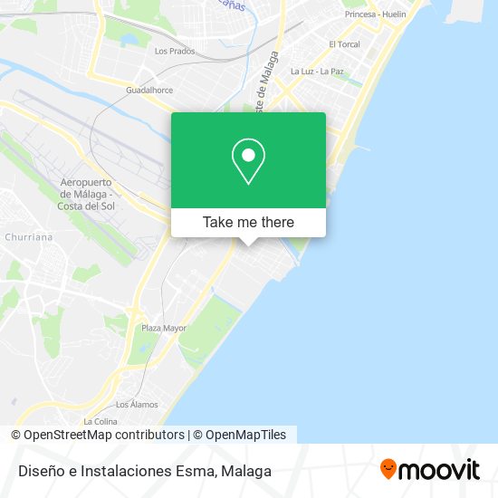 Diseño e Instalaciones Esma map