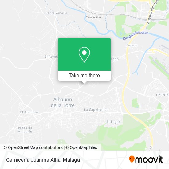 mapa Carnicería Juanma Alha