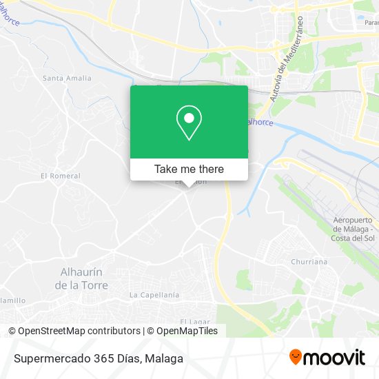 Supermercado 365 Días map