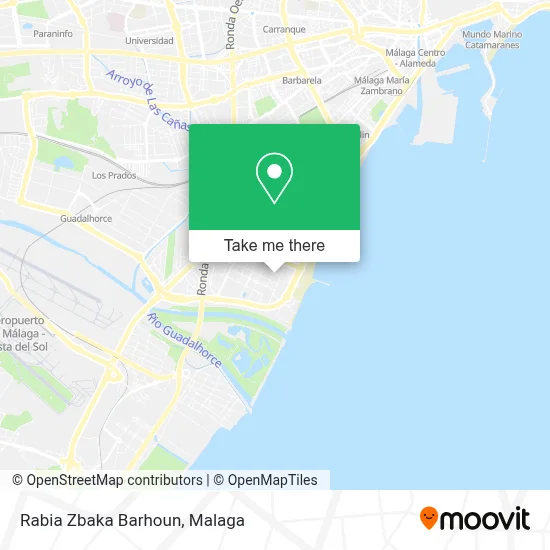 Rabia Zbaka Barhoun map