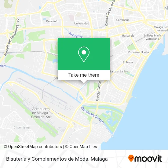 Bisutería y Complementos de Moda map