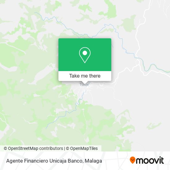 Agente Financiero Unicaja Banco map