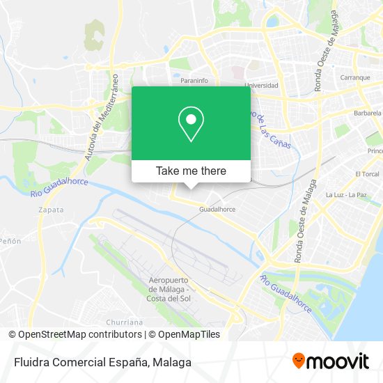 Fluidra Comercial España map