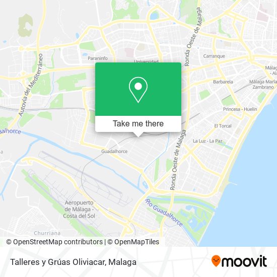 Talleres y Grúas Oliviacar map
