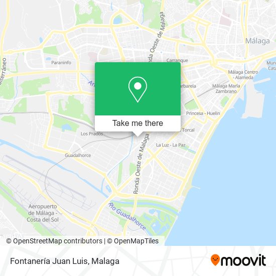 Fontanería Juan Luis map