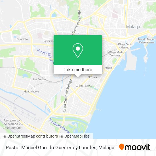 Pastor Manuel Garrido Guerrero y Lourdes map
