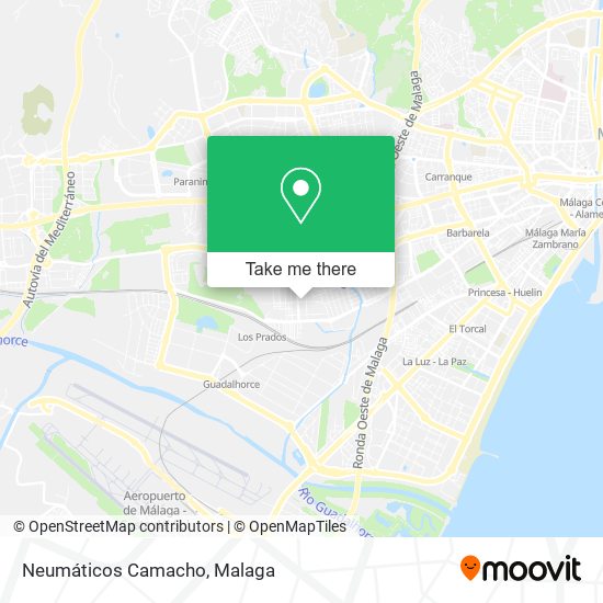 Neumáticos Camacho map