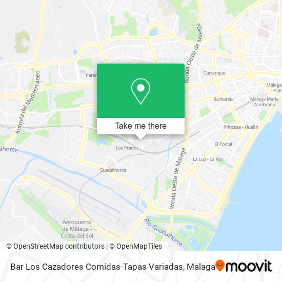 Bar Los Cazadores Comidas-Tapas Variadas map